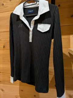 KISS ON THE GREEN 長袖ポロシャツ シャツ　レディース　ウェア