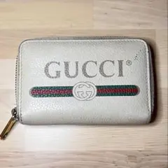 GUCCI グッチ コインカードケース アイボリー レザー ユニセックス 財布
