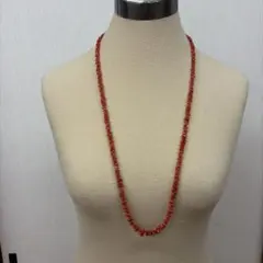 1*5様 サンゴのロングネックレス　（さざれ）