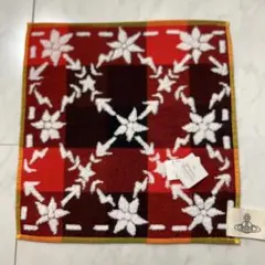 【新品未使用】Vivienne Westwood 星柄 タオルハンカチ