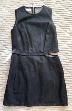 新品タグ付き ZARA デニムワンピース