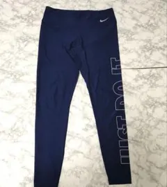NIKE レディース レギンス ネイビー L