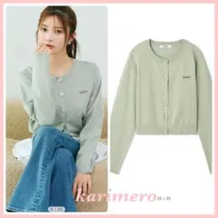 スナイデル【FLOWER COLLECTION】ビジューボタンニットカーディガン