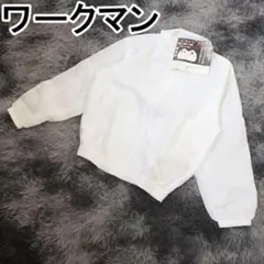 ワークマン 未使用タグ付 イベント用ブルゾン プリントOK ホワイト S