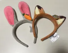 上海ディズニーランド カチューシャ　ズートピア