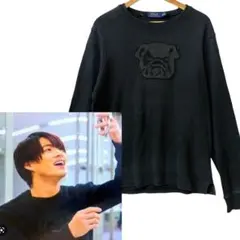 希少　平野紫耀着用　ラルフローレン　スウェット　犬　ブルドッグ