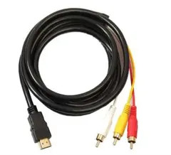 HDMI A/M TO RCA3 変換ケーブル パソコン対応 1.5m