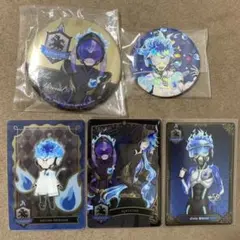 ツイステ　オルト　缶バッジ　メタカ　ウエハースカード