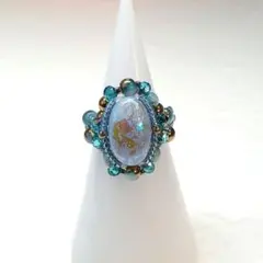 No.4000 ビーズリングハンドメイド(13～15号)