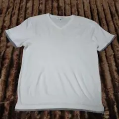THE SHOP TK VネックTシャツ Mサイズ ホワイト