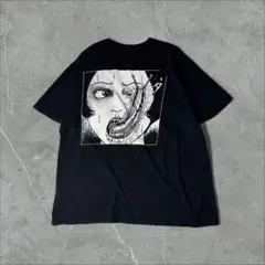【公式】 Junji Ito 伊藤潤ニ なめくじ少女 マンガ Tシャツ XL 黒