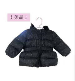 ギャップベビーアウター　ドット柄ダウンジャケット裏地有　6-12M 70サイズ