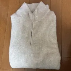 ユニクロ リブ編みハイネックセーター