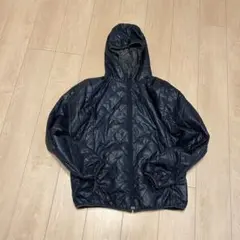 00's old uniqlo キルティング ダウンジャケット リバーシブル 紺