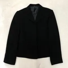 テーラードジャケット 入学式 卒業式 フォーマル シンプル ブラック 11AR