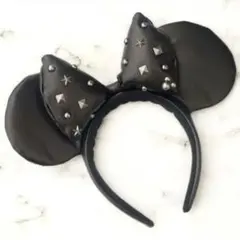 【東京ディズニーリゾート限定】 カチューシャ ミ ニー レザー スタッズ