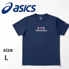 ★美品★【asics】Tシャツ バスケ レディース L ネイビー 紺 アシックスのサムネイル