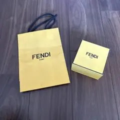 FENDI ゴールド ショップ袋とボックスセット