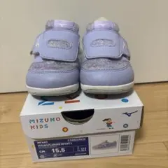 ミズノ　プレモアインファント2 パープル　15.5cm