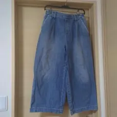 スタジオクリップ　デニムワイドパンツ　サマンサモスモス　ニコアンド