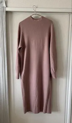 UNIQLO ニットワンピース 36 ピンク