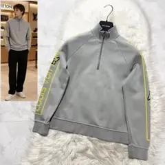 美品 ルイヴィトン ハーフジップ スウェット ジャージ XS グレーのサムネイル