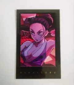 鬼滅の刃　ダイニング　箔押しチェキ風ブロマイド　雛鶴③　遊郭決戦編