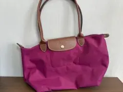 値下！LONGCHAMP トートバッグ　ピンク系