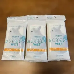 nepia おしりセレブ WET おでかけ用 12枚入 3個セット　薬用のサムネイル