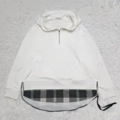 ✨未使用級✨2024✨クレストブリッジ　ハーフジップフェイクレイヤードパーカー