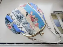 ハンドメイド がま口 ショルダーバッグ 蝶々柄 藤井風 - メルカリ