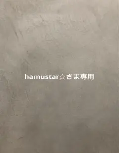 hamustar☆さま専用