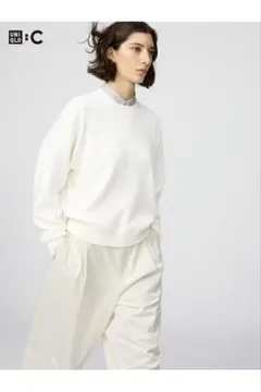 ⭐︎UNIQLO Cスムースコットンクルーネックセーター　XSサイズ⭐︎