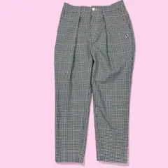 ★美品★pearly gates パーリーゲイツ チェック柄プリーツパンツ