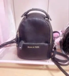 Maison de FLEUR リュック 黒 S