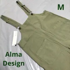 [未使用]Alma Design コットンオールインワン ワイド Msize