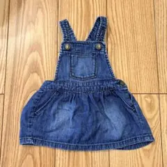 babyGap デニムオーバーオールワンピース