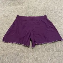 ange アンジュ バレエ ショートパンツ パープル