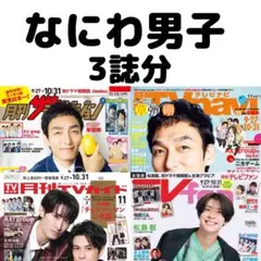 月刊TVガイド TVnavi TVfan 大橋和也 藤原丈一郎 切り抜き
