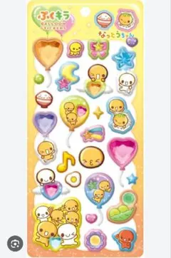 ぷくキラ バルーンステッカー なっとうちゃん クラックス うるちゅる
