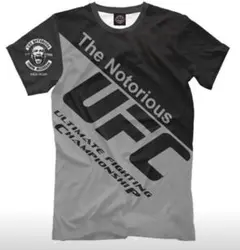 【超希少！】UFC コナー・マクレガー　半袖Tシャツ　ブラック　グレー　S