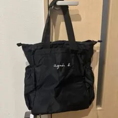 agnès b. ブラックトートバッグ