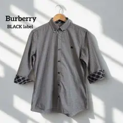 ※火曜日まで※ Burberry ブラックレーベル　七分袖　ギンガムチェック