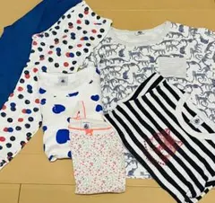 プチバトー　6点セット パンツ　Tシャツ　キャミ　サイズ多用　コットンのサムネイル