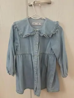 ZARA 襟付きデニムワンピース
