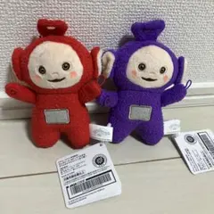 テレタビーズ マスコットぬいぐるみ 2点セット（ポー・ティンキーウィンキー）のサムネイル