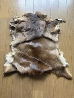 일본 사슴 가죽 러그 디스플레이용 천연 가죽