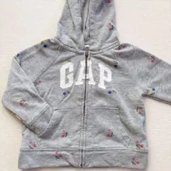 GAPフード付きパーカー グレー