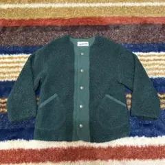 Love&Peac&Money フードなしボアブルゾン　ナルミヤ110