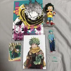 ヒロアカ　デク　緑谷出久　フィギュア　ポストカード　アクリルスタンド